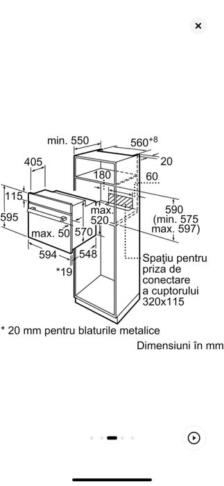 Cuptor electric incorporabil bosch