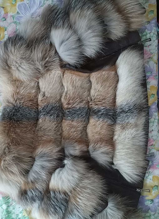 Blana Naturala Vulpe cu piele S/M