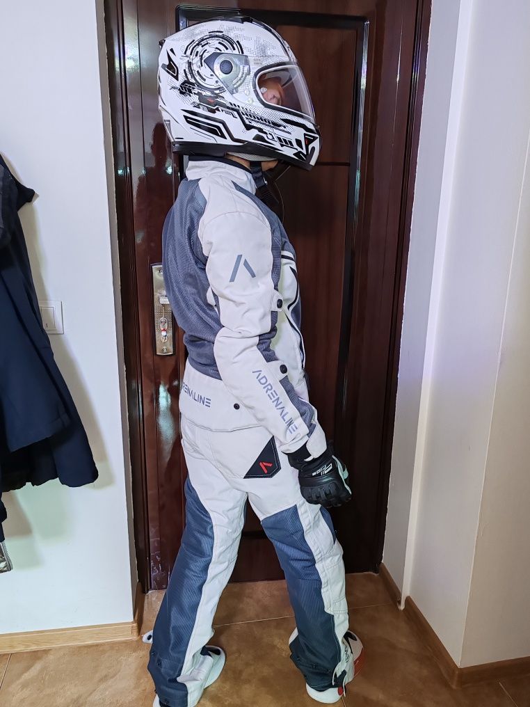 Costum moto dama Adrenaline și Casca Nolan