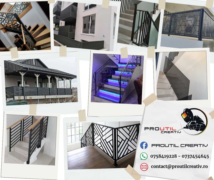Balustrade-Porti-Garduri-Pergole-Scari metalice-Jardiniere-Grilaje