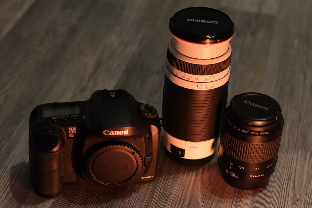 Canon Eos 10D с два обектива и подарък