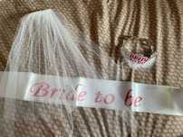 Bride shower, petrecerea burlăcițelor kit mireasă,