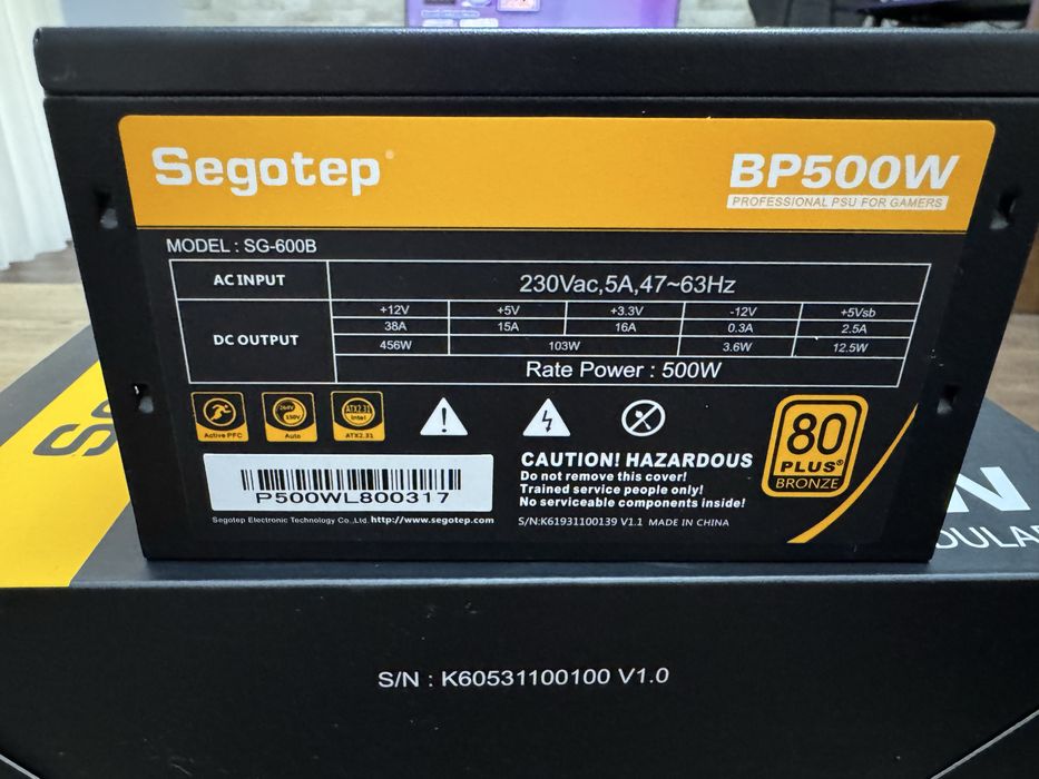 Sursa Segotep BP500 Full Modulara Noua