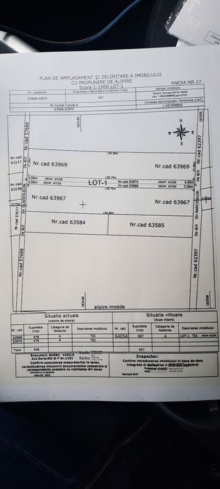 Teren casa vand sau schimb 1 Decembrie ILFOV