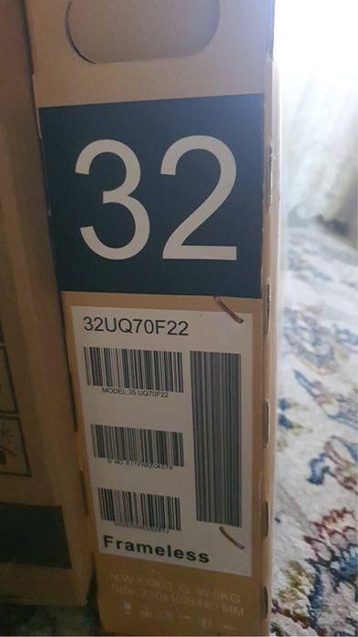 Smart tv frameless 32