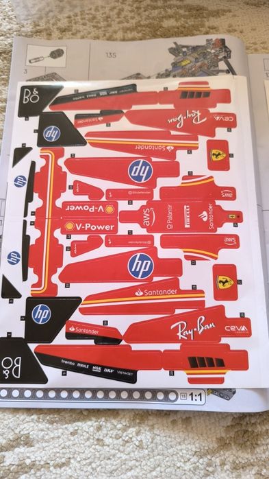 Tip lego F1 Ferrari 42207