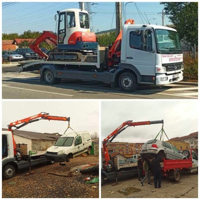 Tractări auto, transport diverse și macara