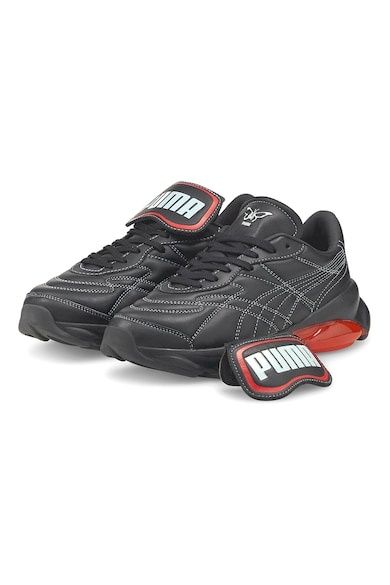 Pantofi sport de piele cu cusaturi contrastante Dome King PUMA 5.5(36)