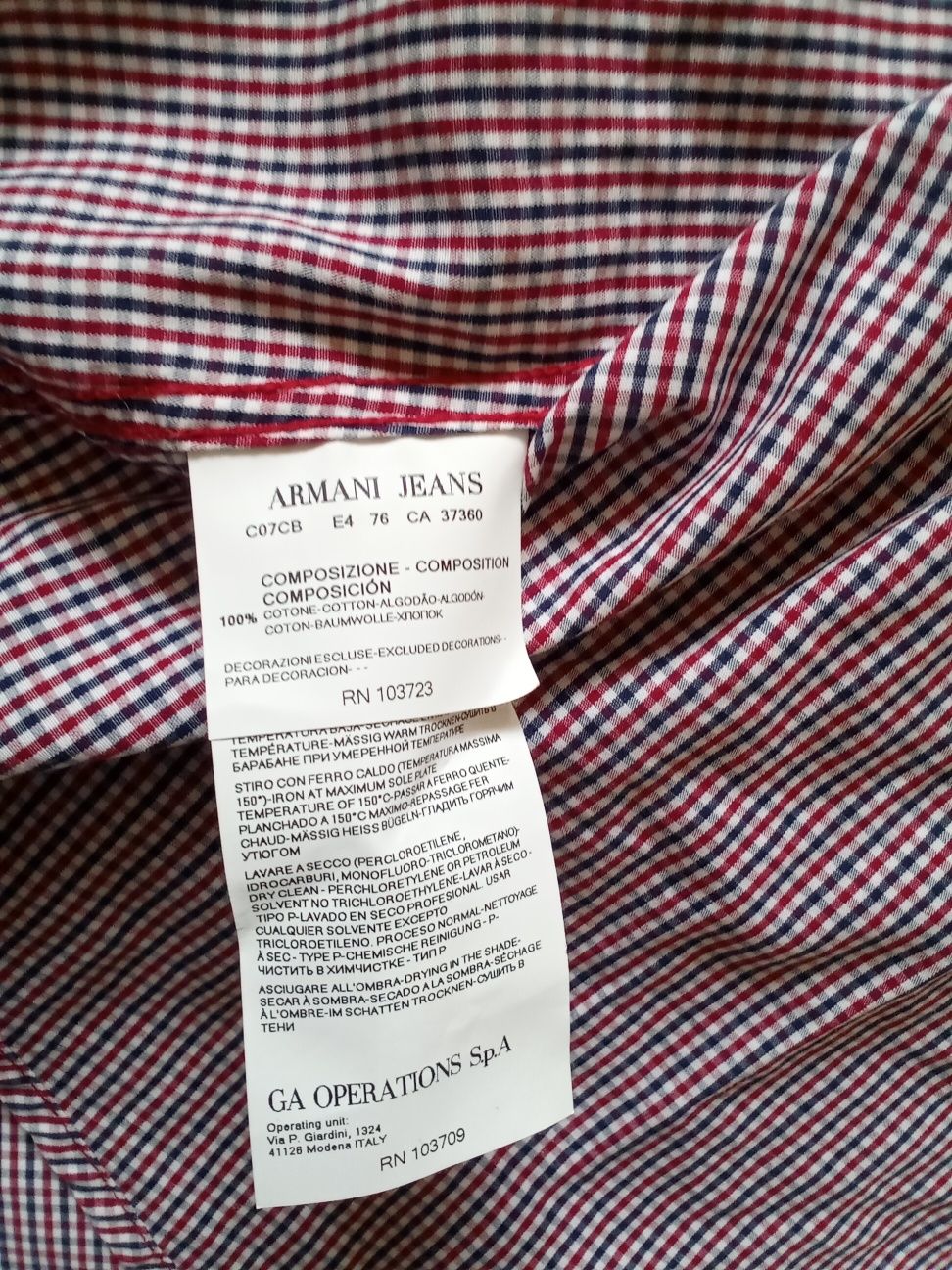Нова оригинална ризи AJ Armani jeans, L и ХL
