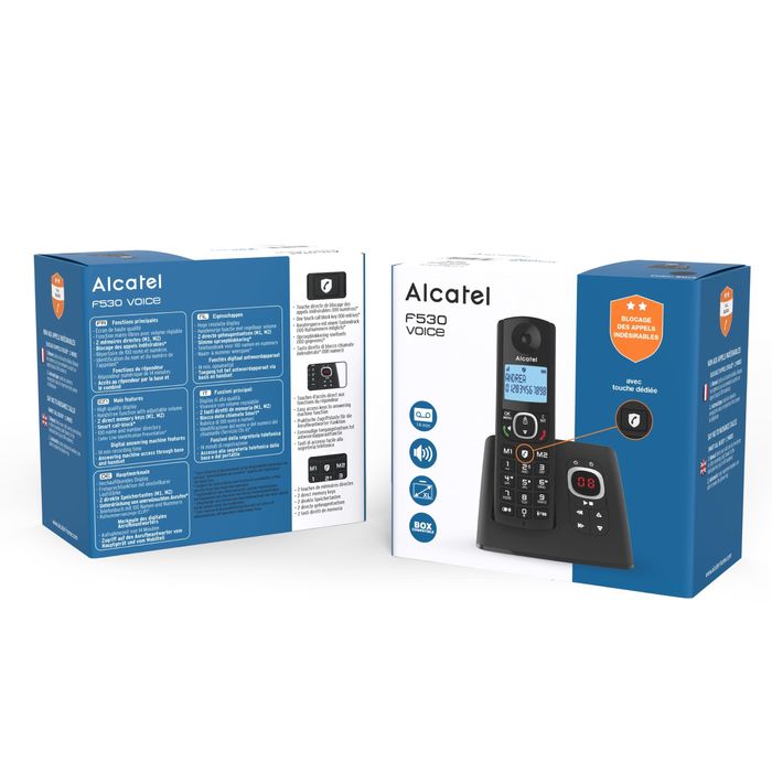 Telefon fix  fără fir Alcatel F530 Voice cu robot telefonic