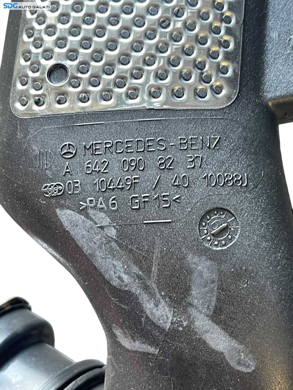 Tubulatura Conducta Coarne Tub Admisie Debitmetru Aer Mercedes CLK 320 C209 3.0 CDI V6 2005 - 2009 Cod A6420908237 [K3491]