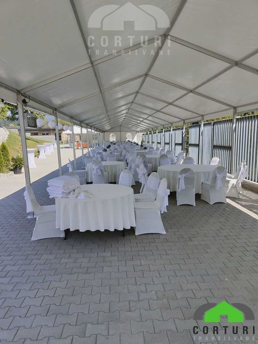 Cort masiv din aluminiu pentru evenimente și petreceri 6 x 45x 2,5 (m)