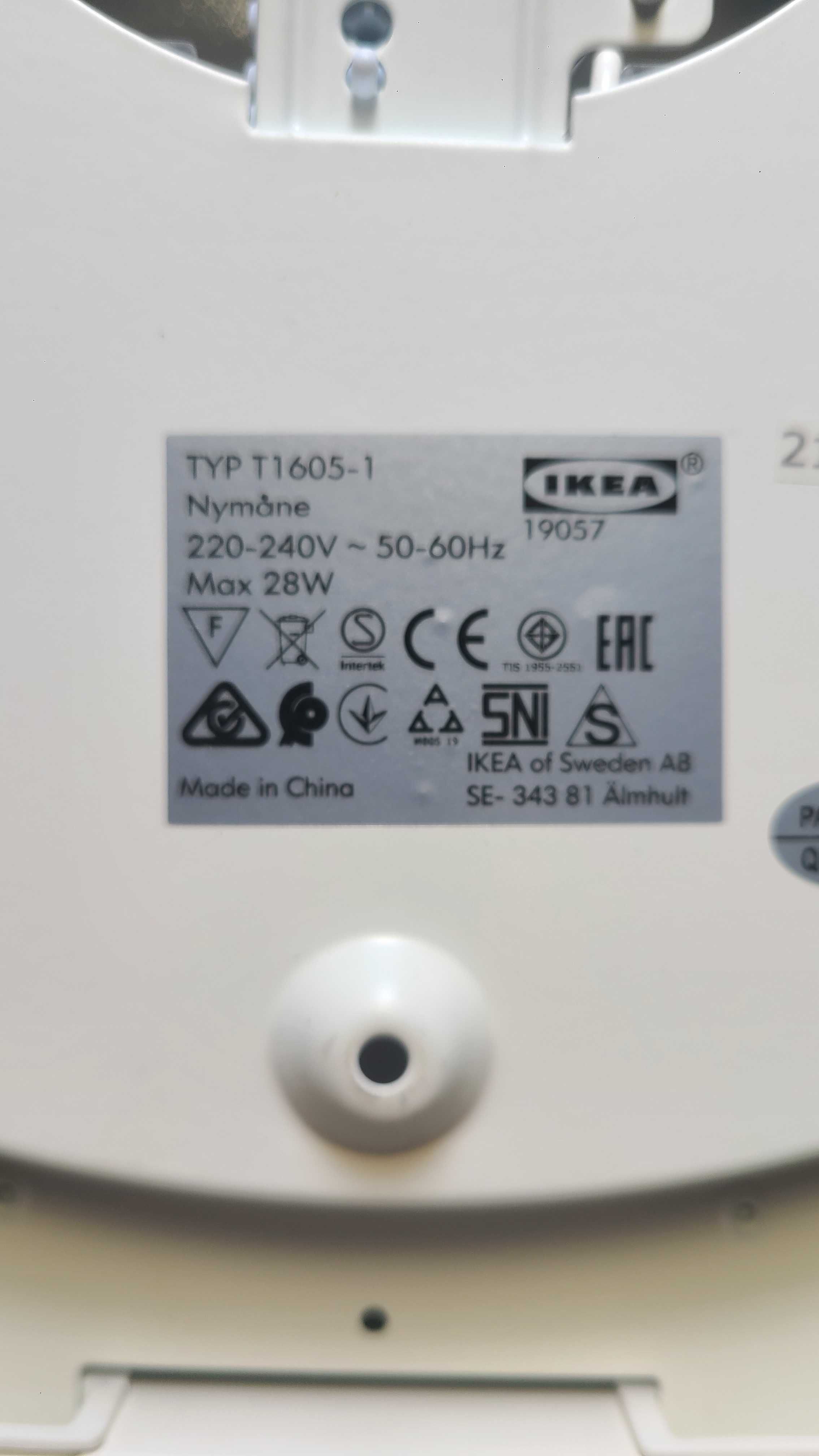 Plafoniera aplica Ikea Nymane LED, alb, 45 cm, 1900 lm