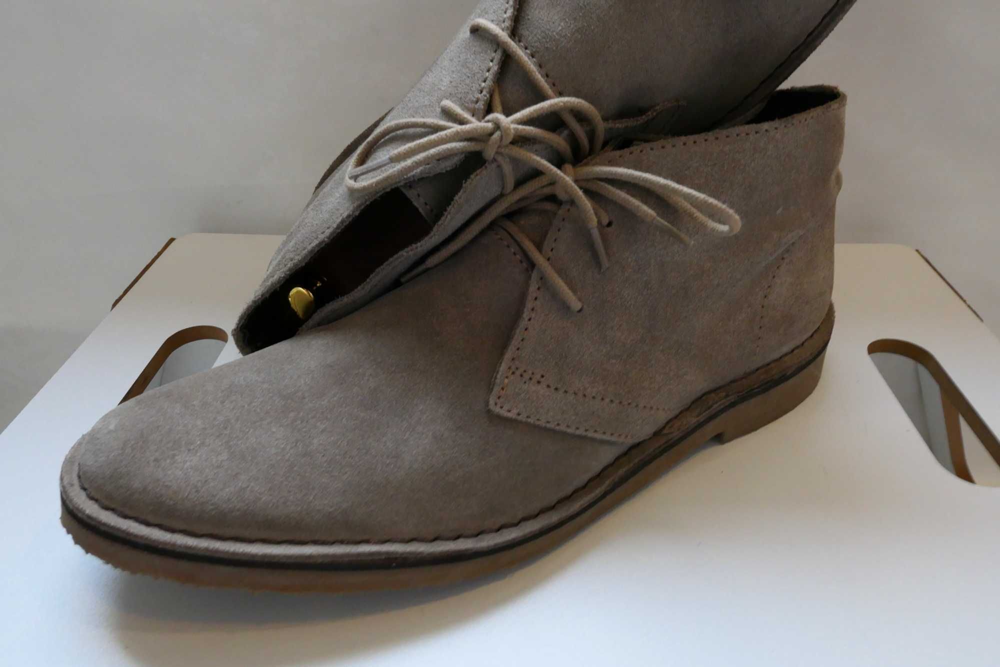 Ghete derby chukka Fzat Rat 45 piele naturala moale