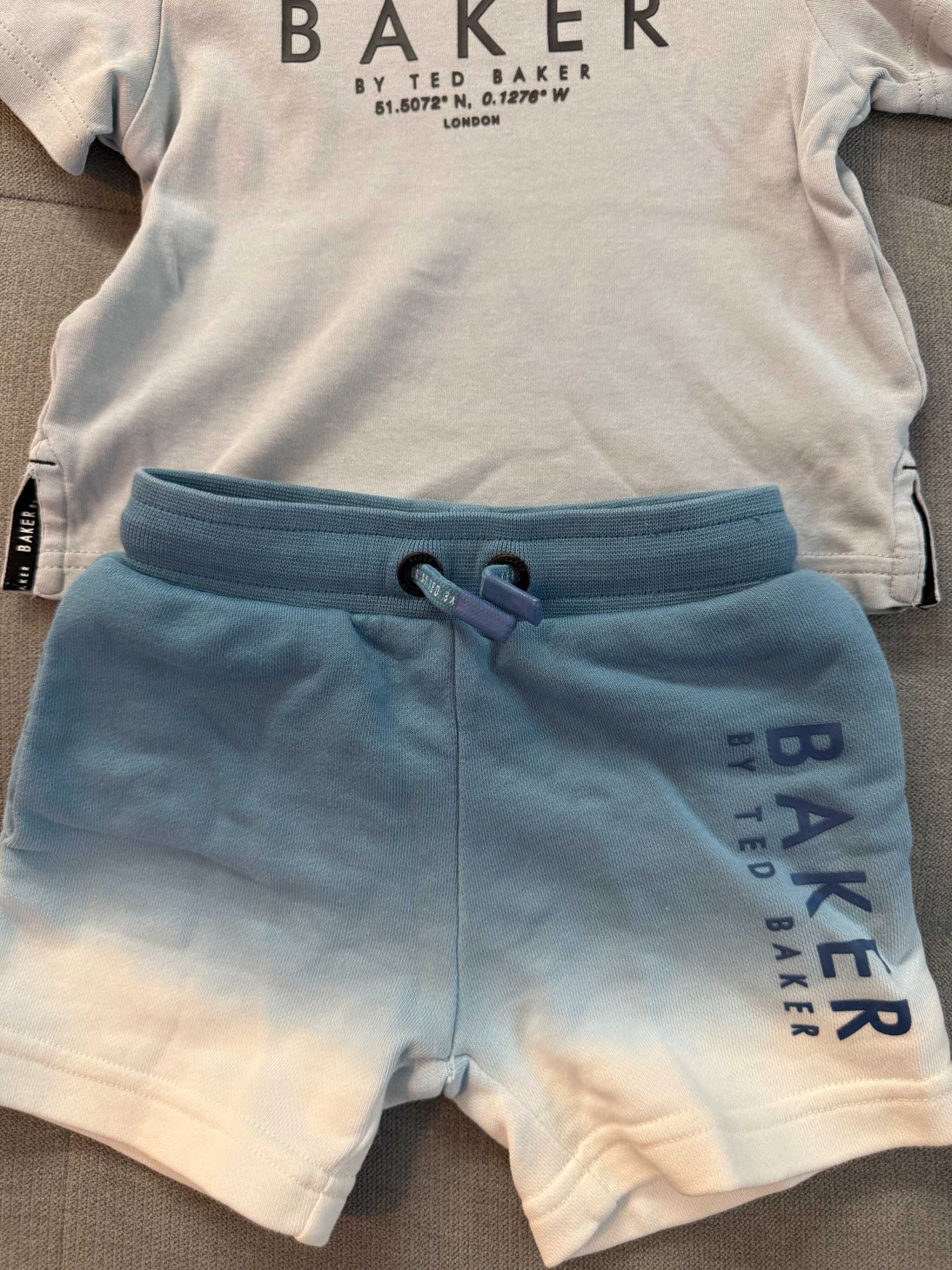 Set vara Ted Baker premium albastru, băiat, M86, 12-18 Luni