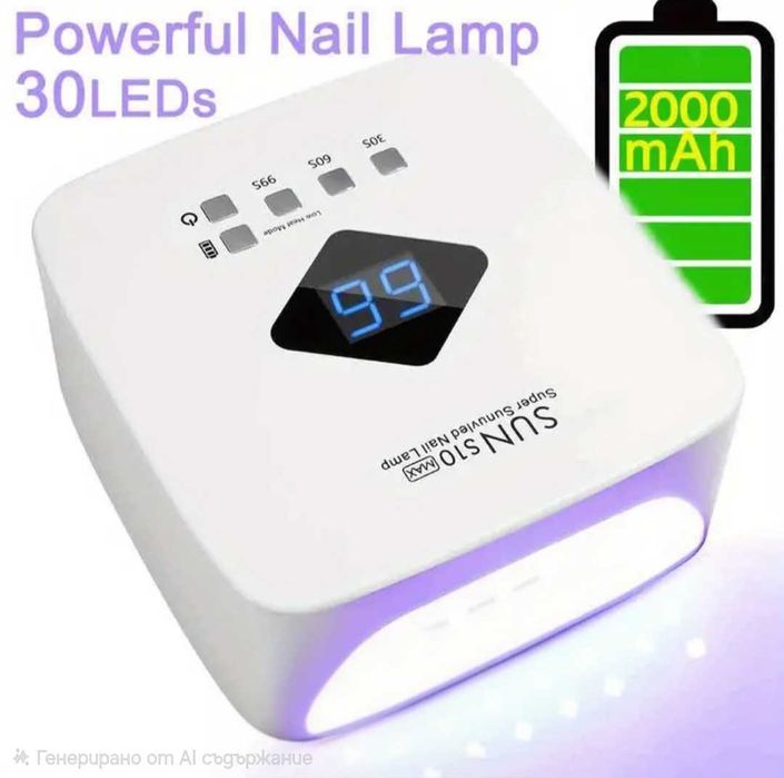 Професионална led лампа за маникюр