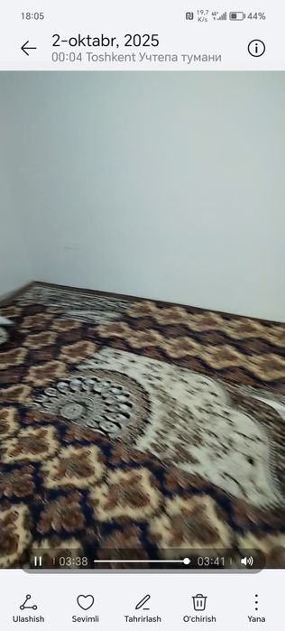 Kvartera arenda 2 xonali Bez Makler