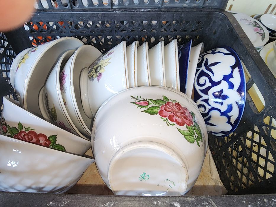 Посуда из дома. Б.у.