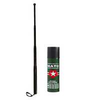 Baston telescopic + Spray Nato / Oferta limitata