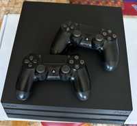 PS4 PRO 1TB 2 джойстика 7игр