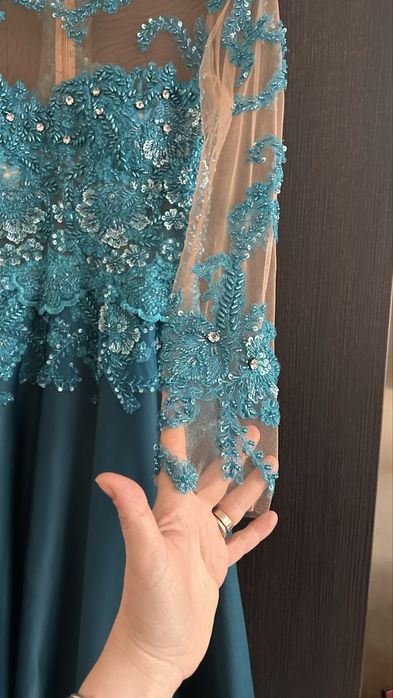 Rochie superba turcoaz