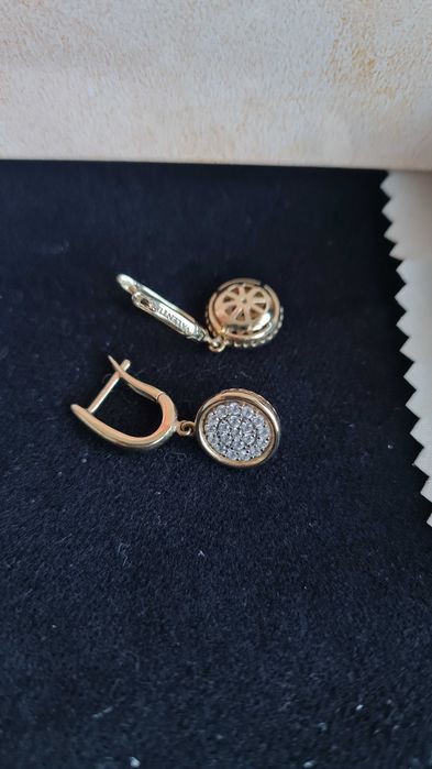 Златни обеци Valentin