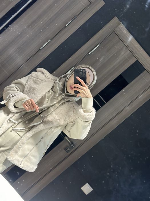 Дубленка зимняя, 38 размер, турецкая новая