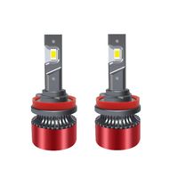 Set becuri led auto T30 H1 H7 H8 H9 H11 H4 HIR2 HB3 HB4 56w 4300k CSP