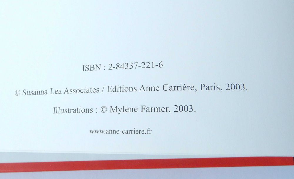 Mylene Farmer - Lisa-Loup et le conteur - carte în limba franceză