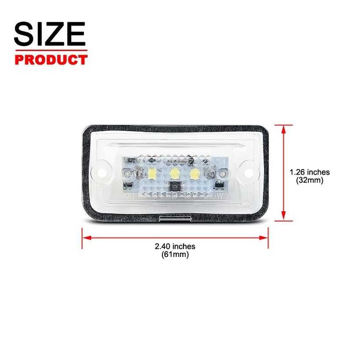 Супер Ярки LED Плафони W203, W209, R230 - БЕЗ Грешки. НЕ СВАЛЯШ КОРАТА