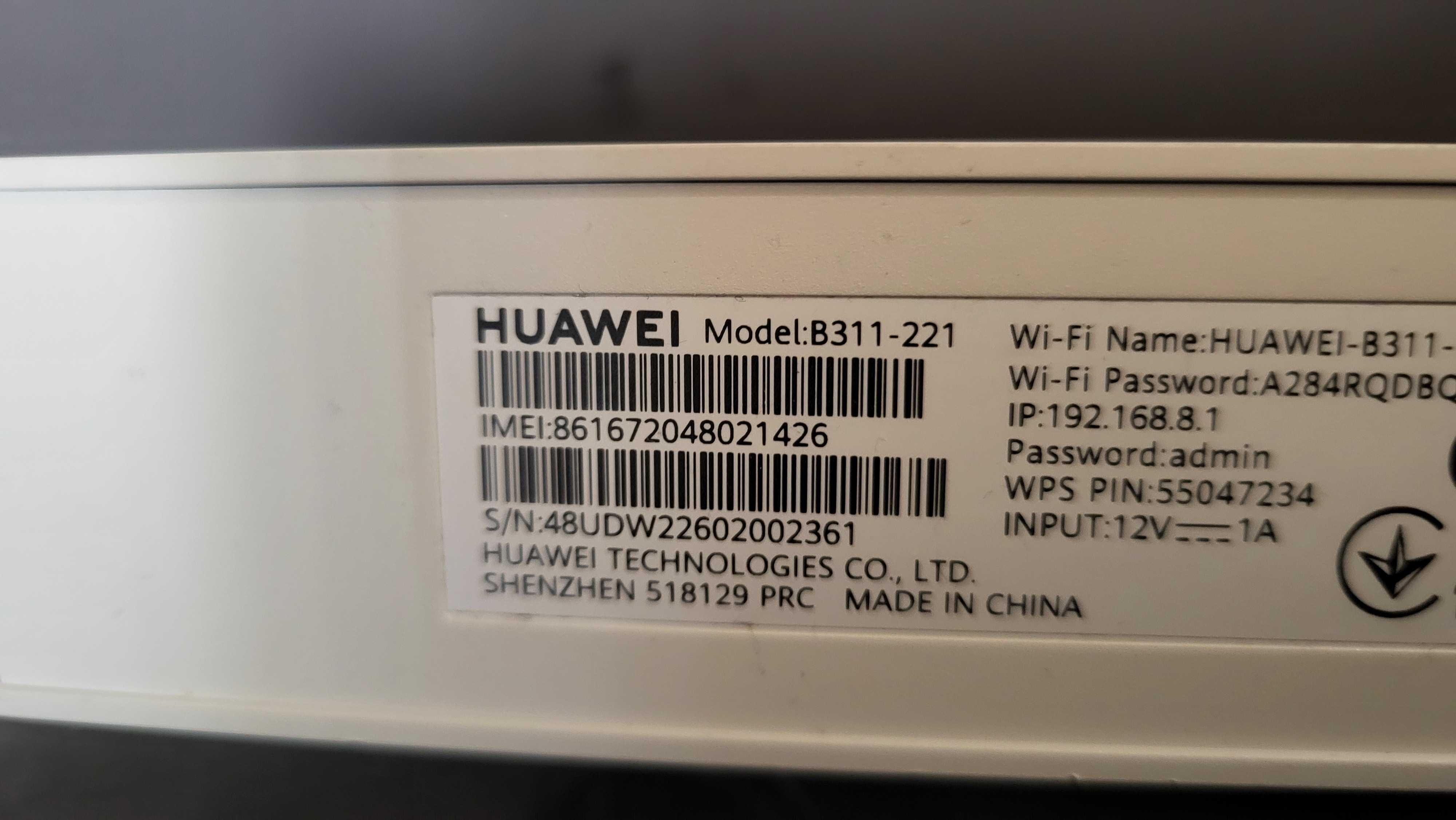 HUAWEI B311 4G WiFi Router cu sim liber de retea