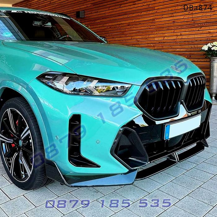 Преден лип спойлер BMW X6 G06 23+ Facelift M броня фейс бмв х6 г06