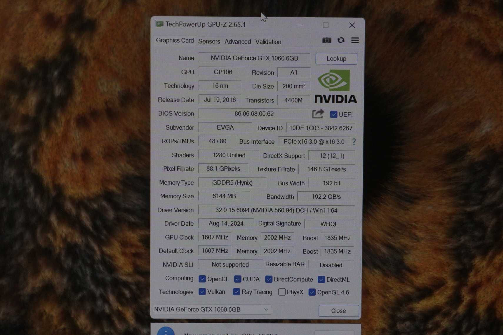 Видеокарта Evga Gtx 1060 6GB РАБОТИ САМО С AMD ПРОЦЕСОРИ!!!