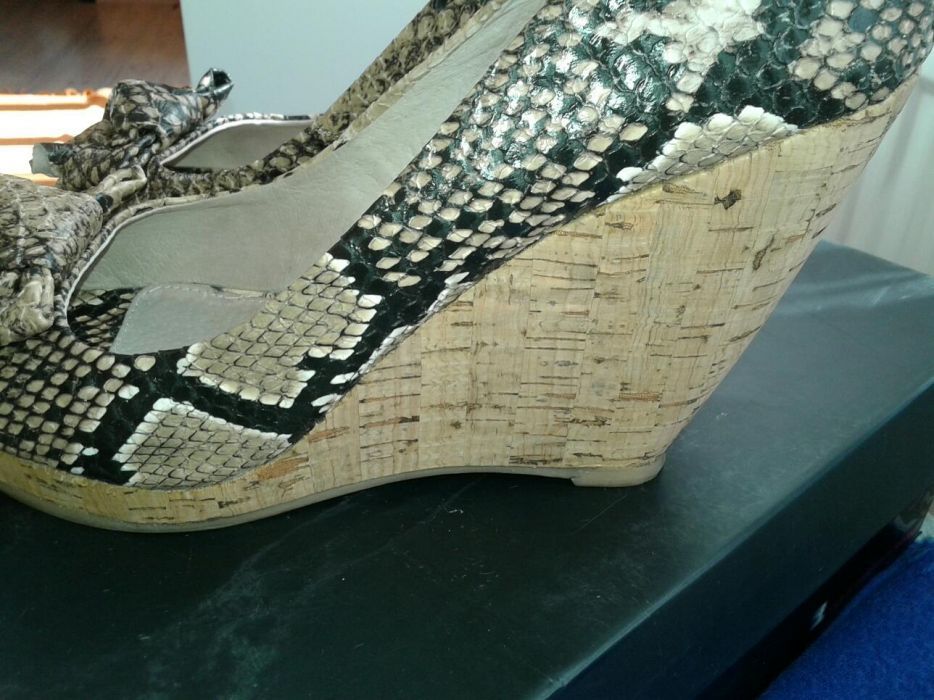 Pantofi piele cu platforma