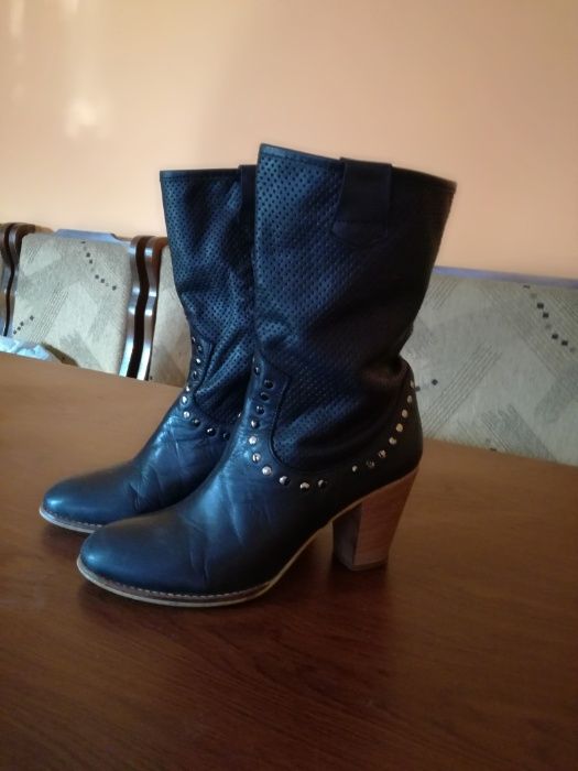 дамски боти естествена кожа