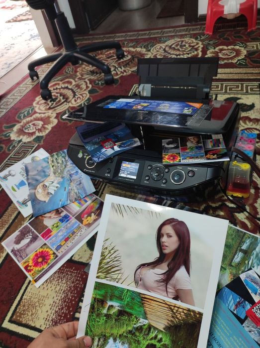 Epson 615 Kopya skanerli 6ta rangli dyuzi 100%tiniq ekranli sensorli