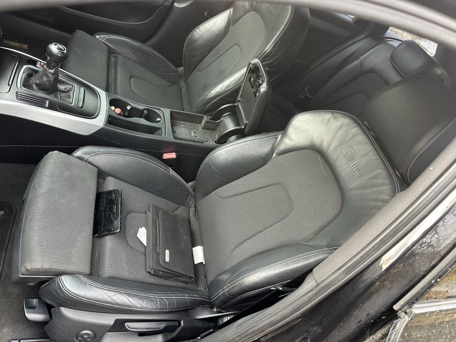 S-line рекаро салон кожа и плат Ауди а4 б8/б8.5