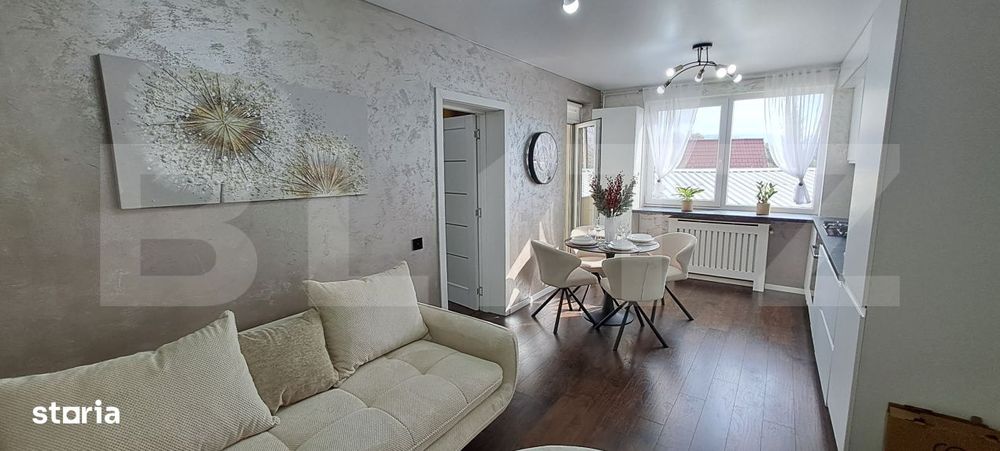 Apartament cu 3 camere, etaj 1/4, zona Sportului, cu parcare