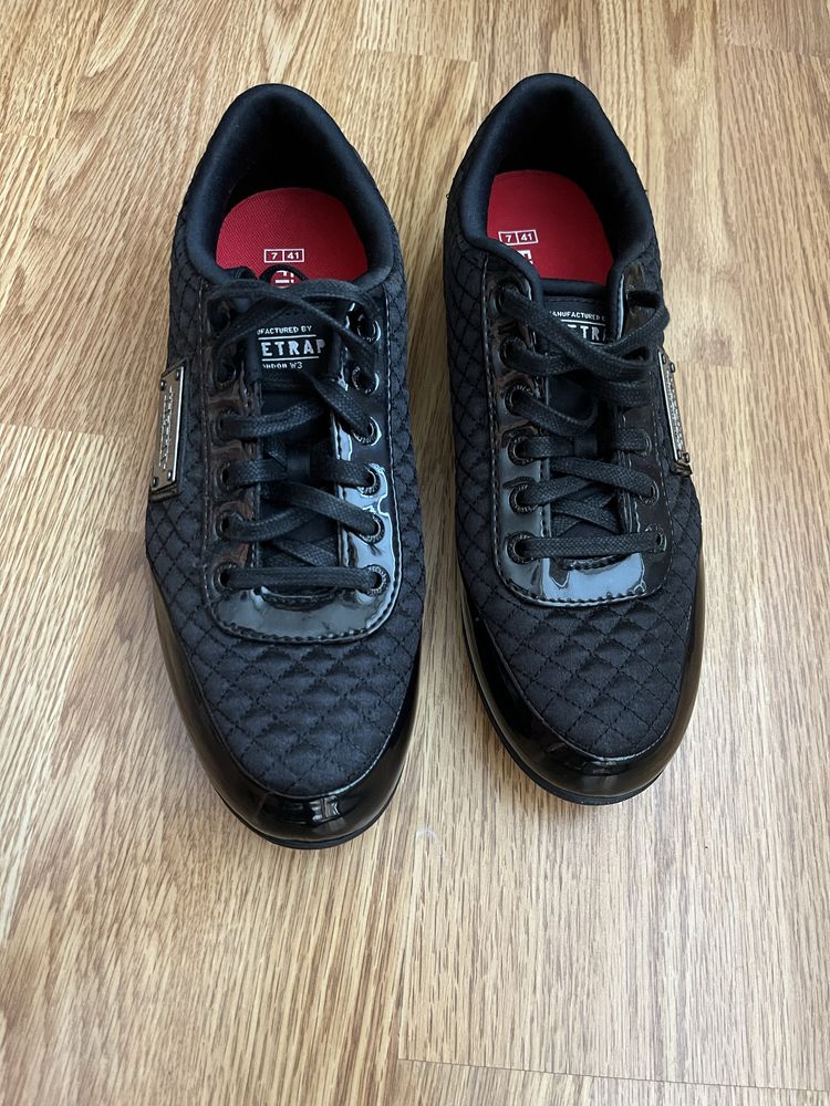 Мъжки маратонки Firetrap Dr Domello Trainers Mens - Black/Black