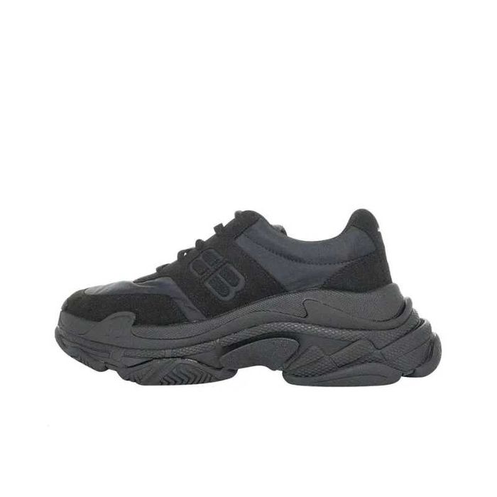 Обувки Balenciaga Triple S Nylon Black кецове сникърси маратонки