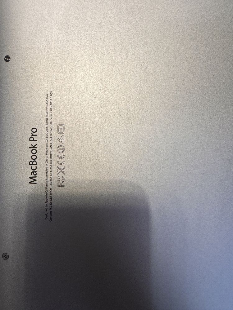 Macbook Pro Retina 13 inch, mid 2014