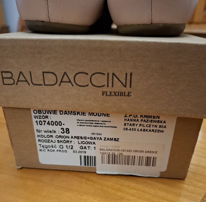 Balerini Baldaccini, piele int ext