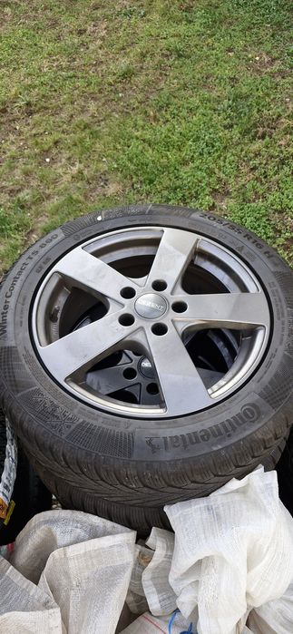 Vând jante pe 18 si 19 si 16 de 5x112 vw audi skoda cu anvelope merced