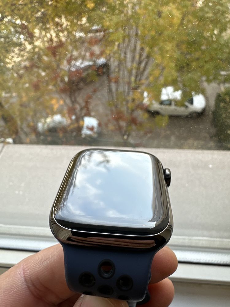Vand Apple Watch Seria 7 45mm  Stainless steel Cellular