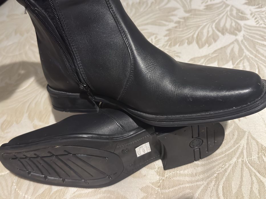 Мъжки боти естествена кожа