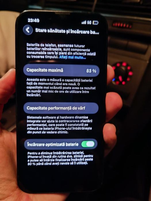 vand iphone 14 83% sanatatea bateriei