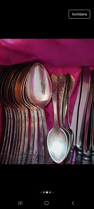 Vand set de tacamuri alpaca argintate