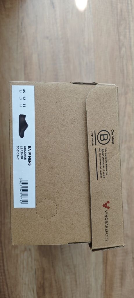 Vivobarefoot RA IV Mens 45 боси обувки кожени мъжки официални