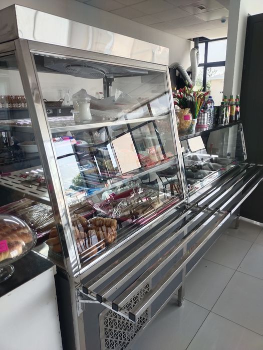 линия раздача, мармит из нержавейки для второго блюд 8 емкостной, дове