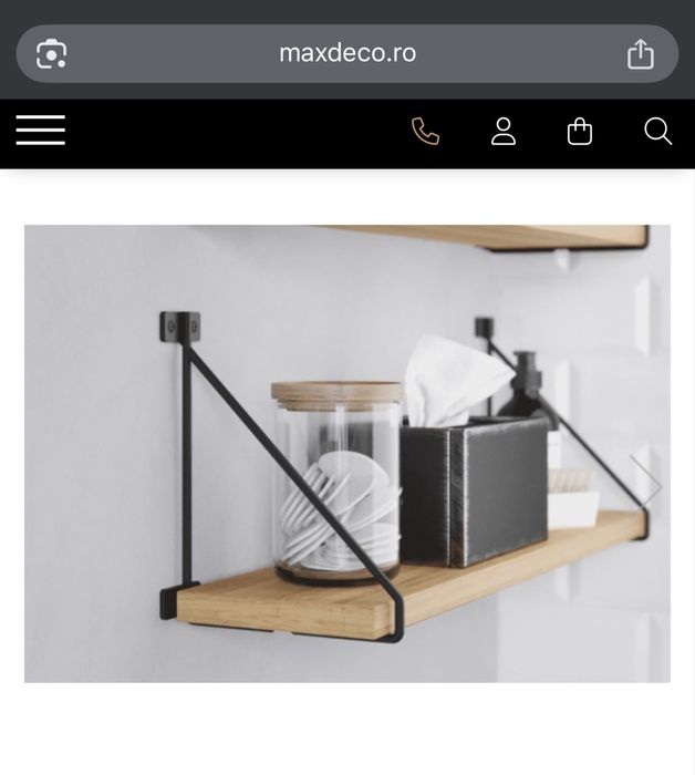 Doua suporturi raft Maxdeco